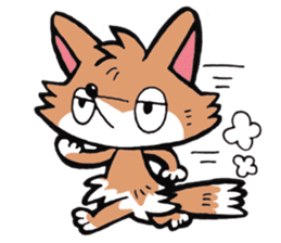 Wolf named Alone, and Pig named Pinkish sticker #5717655