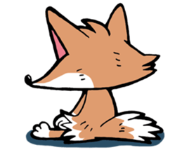 Wolf named Alone, and Pig named Pinkish sticker #5717662