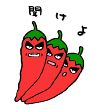 Red pepper-kun sticker #5718071