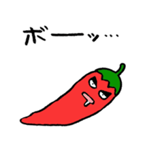 Red pepper-kun sticker #5718075