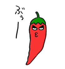 Red pepper-kun sticker #5718078