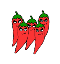 Red pepper-kun sticker #5718079