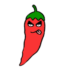 Red pepper-kun sticker #5718083