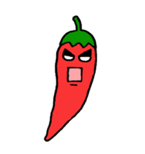 Red pepper-kun sticker #5718087