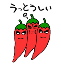 Red pepper-kun sticker #5718090