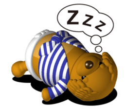 Cheerful poodle sticker #5718723