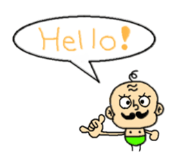 Hige-ji-san(English) sticker #5718910