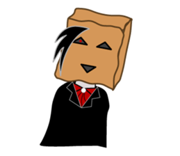 Half Skull and fellow monsters sticker #5719271