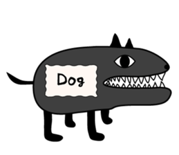 Half Skull and fellow monsters sticker #5719280