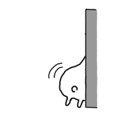 Navel rabbit sticker #5719700