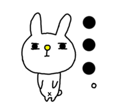 Navel rabbit sticker #5719719