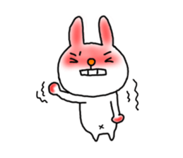 Navel rabbit sticker #5719723