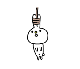 Navel rabbit sticker #5719728