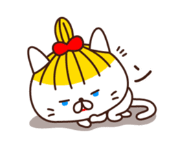 Blonde cat in Okayama sticker #5720062