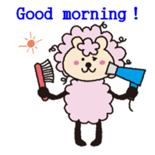 Cute sheep daily. (English version) sticker #5720134