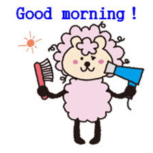 Cute sheep daily. (English version) sticker #5720134