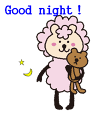 Cute sheep daily. (English version) sticker #5720135