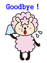 Cute sheep daily. (English version) sticker #5720136