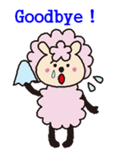 Cute sheep daily. (English version) sticker #5720136