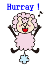 Cute sheep daily. (English version) sticker #5720138