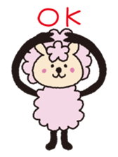 Cute sheep daily. (English version) sticker #5720144