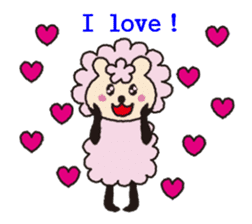 Cute sheep daily. (English version) sticker #5720146