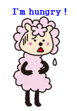 Cute sheep daily. (English version) sticker #5720148