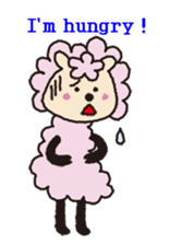 Cute sheep daily. (English version) sticker #5720148