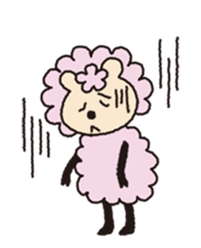 Cute sheep daily. (English version) sticker #5720150