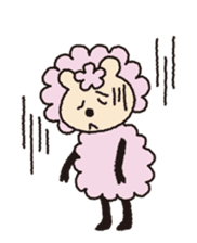Cute sheep daily. (English version) sticker #5720150