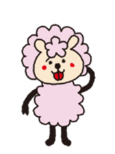 Cute sheep daily. (English version) sticker #5720151