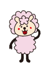 Cute sheep daily. (English version) sticker #5720151