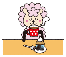 Cute sheep daily. (English version) sticker #5720152