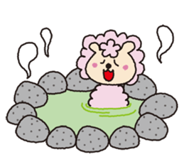 Cute sheep daily. (English version) sticker #5720153