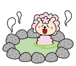 Cute sheep daily. (English version) sticker #5720153