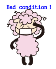 Cute sheep daily. (English version) sticker #5720154