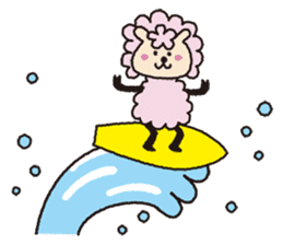 Cute sheep daily. (English version) sticker #5720156