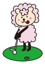 Cute sheep daily. (English version) sticker #5720157