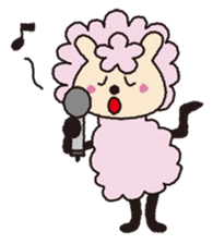 Cute sheep daily. (English version) sticker #5720158
