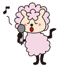 Cute sheep daily. (English version) sticker #5720158
