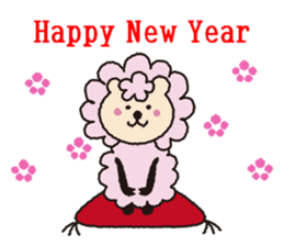 Cute sheep daily. (English version) sticker #5720162