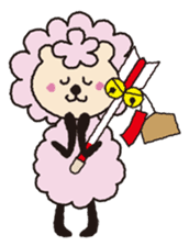 Cute sheep daily. (English version) sticker #5720163