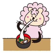 Cute sheep daily. (English version) sticker #5720166