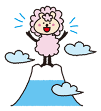 Cute sheep daily. (English version) sticker #5720167