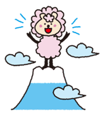 Cute sheep daily. (English version) sticker #5720167