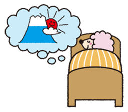 Cute sheep daily. (English version) sticker #5720168