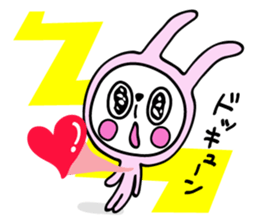 Moody person rabbit sticker #5720216