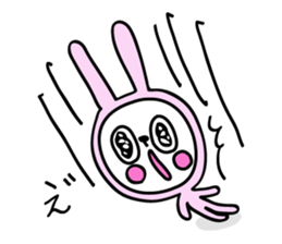 Moody person rabbit sticker #5720227