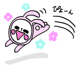 Moody person rabbit sticker #5720237