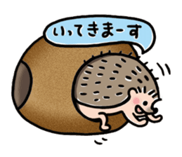 FRYING HEDGEHOG !? sticker #5720599